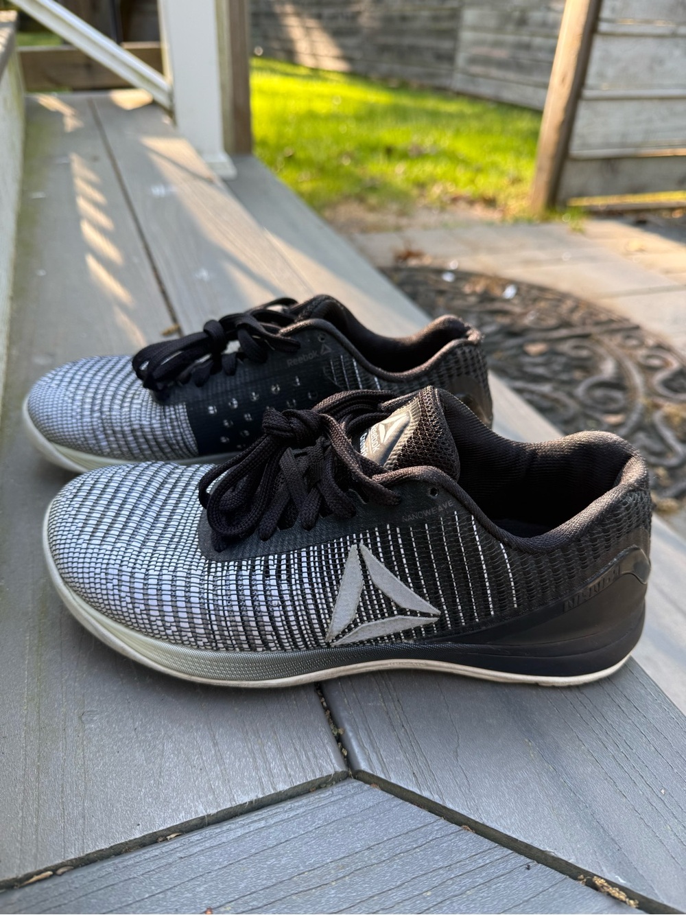 Reebok Black and White Athletic Sneaker